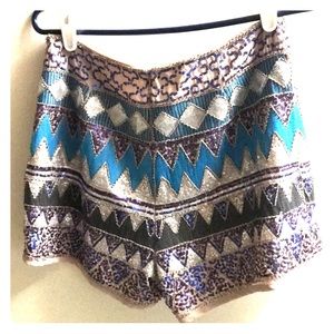 Beaded/Sequined Shorts